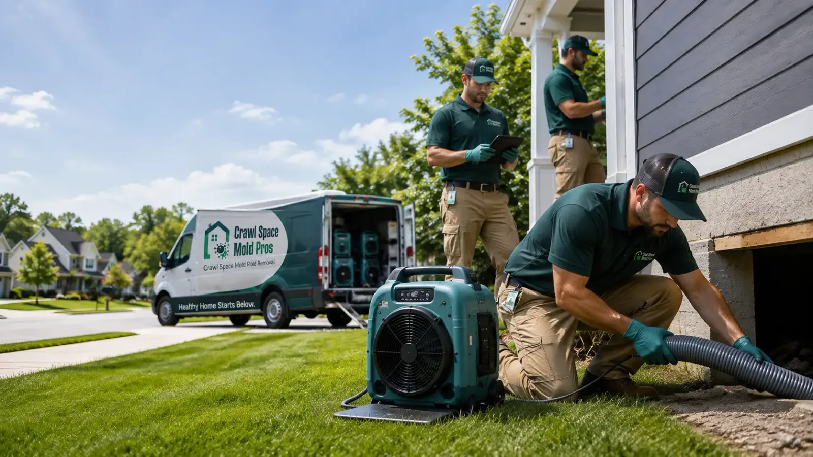 Crawl Space Mold Removal in Leonard, ND